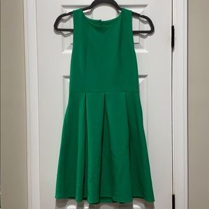 Kelly Green Dress with Back Cut Outs